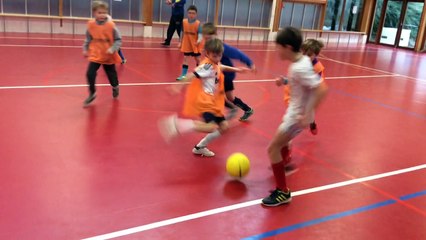 Entrainement U9 en salle