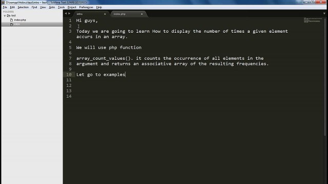 PHP Arrays - How to count the number of times an element accurs in a php array