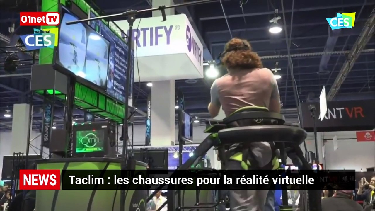 Taclim, les chaussures de réalité virtuelle - CES 2017