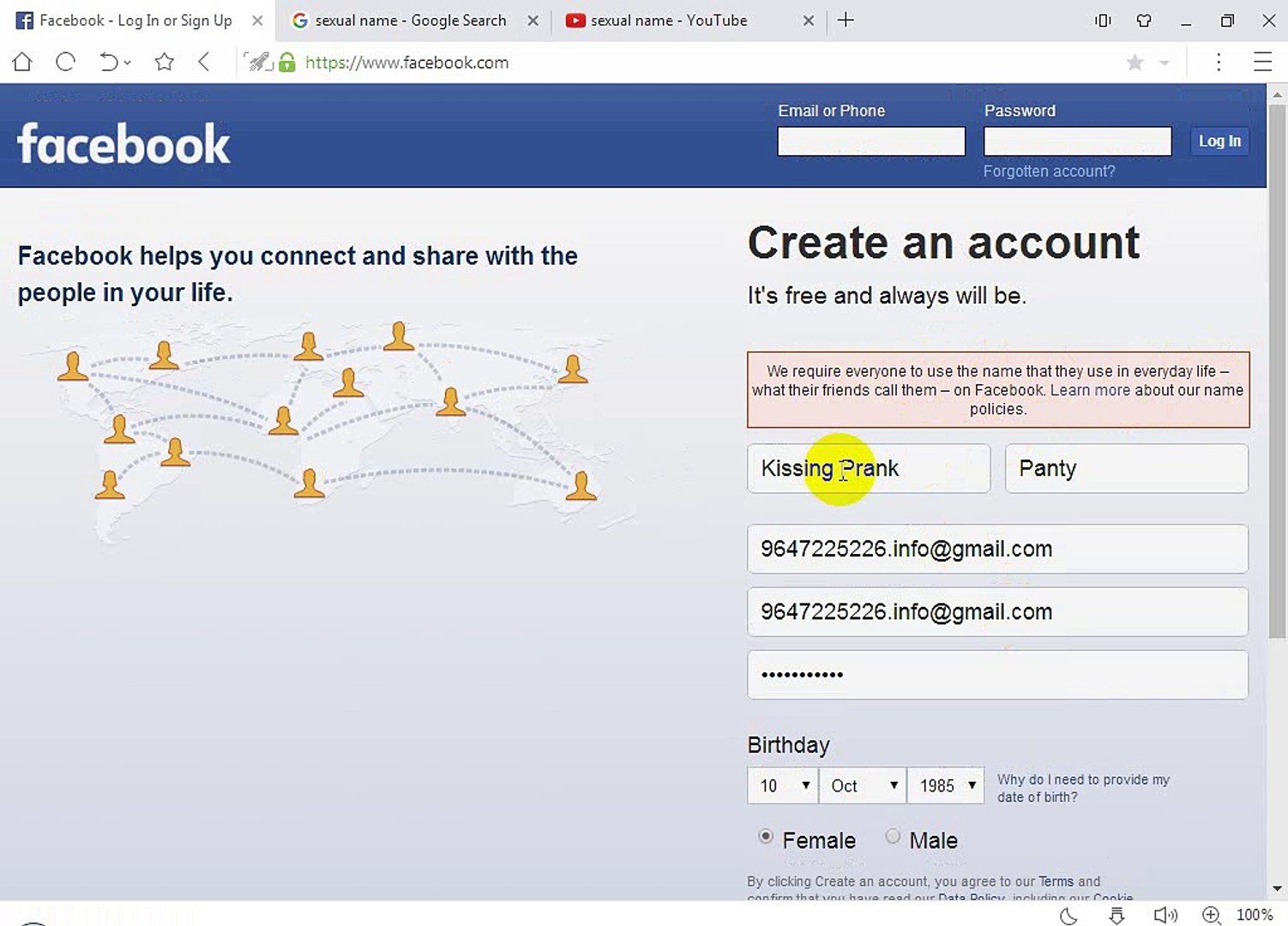 How to Create New Facebook Account by Gmail