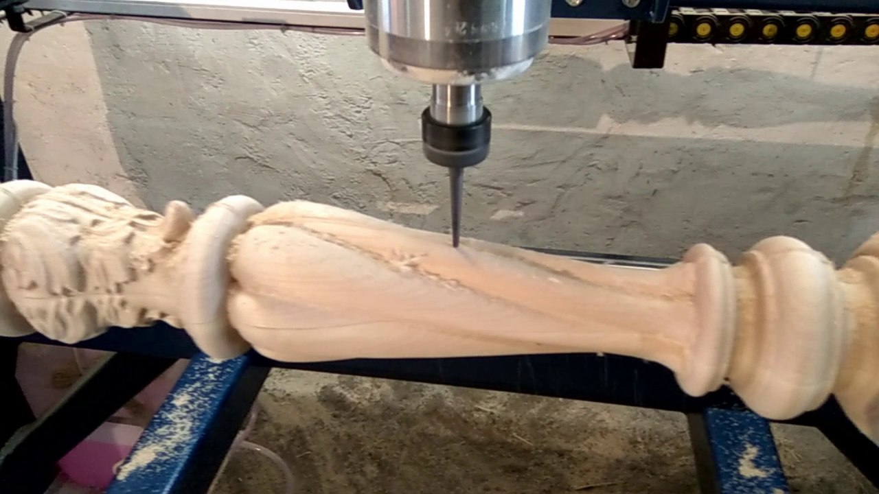 CNC 4 axis using PowerMill