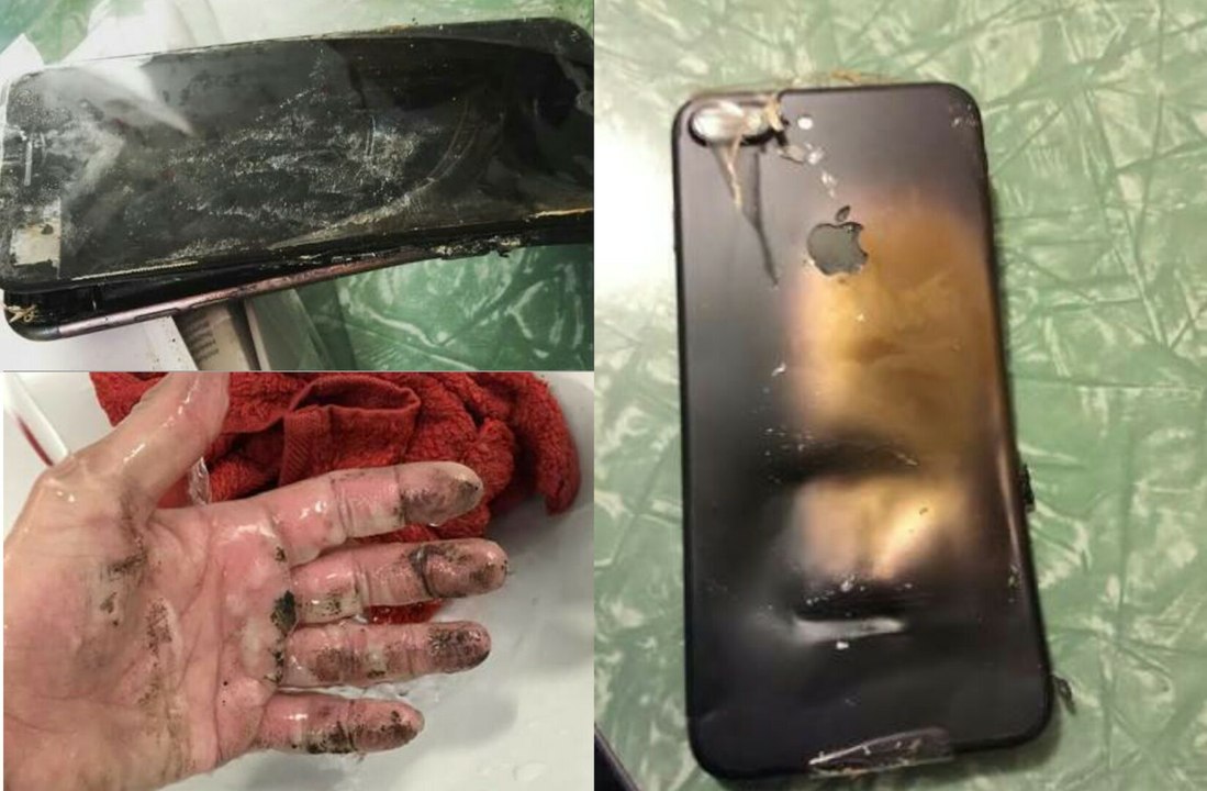iphone 7 battery explode
