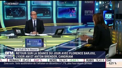 Le Club de la Bourse: Florence Barjou, Anton Brender et Xavier Robert - 04/01