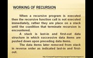C Programming Advanced Tutorial - 19 - C Recursion - C Programming Recursio