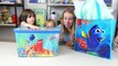 HUGE Finding Dory Surprise Box & Toy Bag Elmo Toys Shopkins Blind Bags Disney Toys Kinder Playtime