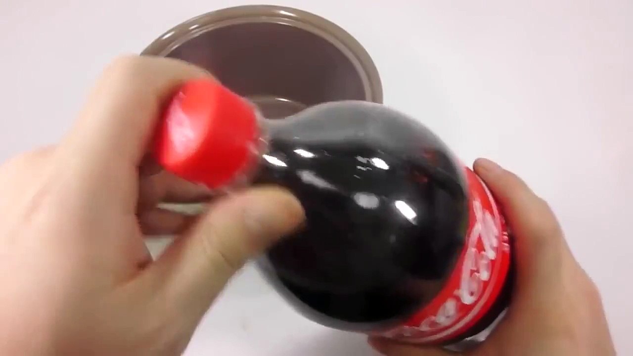 DIY How To Make Real Big Coca Cola Gummy Pudding Learn Colors Slime Clay Syringe