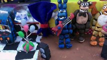 FNAF Play-Doh JUMPSCARES Episode 1: CHICA, FREDBEAR, FOXY, FREDDY, BONNIE