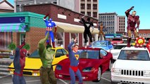 SuperHeroes Cartoons For Children | Funny SuperHeroes Finger Family Plus More Nursery Rhymes