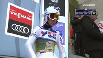 Kamil Stoch falling in Innsbruck