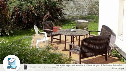 Location logement étudiant - Montrouge - Résidence Saint-Félix