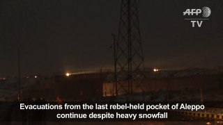 Aleppo evacuations resume in snow after delay-84mU2I7WdyQ