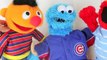 Cookie Monster New Clothes With Sesame Street Elmo, Ernie and Cookie Monster Dress Toys YouOrvKeqTc