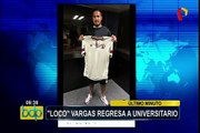 Juan Manuel Vargas firmó por Universitario de Deportes para la temporada 2017