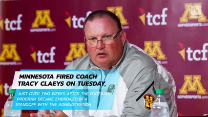 Gophers fire head coach Tracy Claeys in wake of scandal and near-bowl boycott