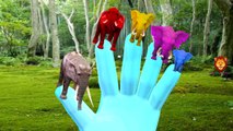 Elephant Finger Family | Dinosaurs & More Animals Finger Family Nursery Rhymes