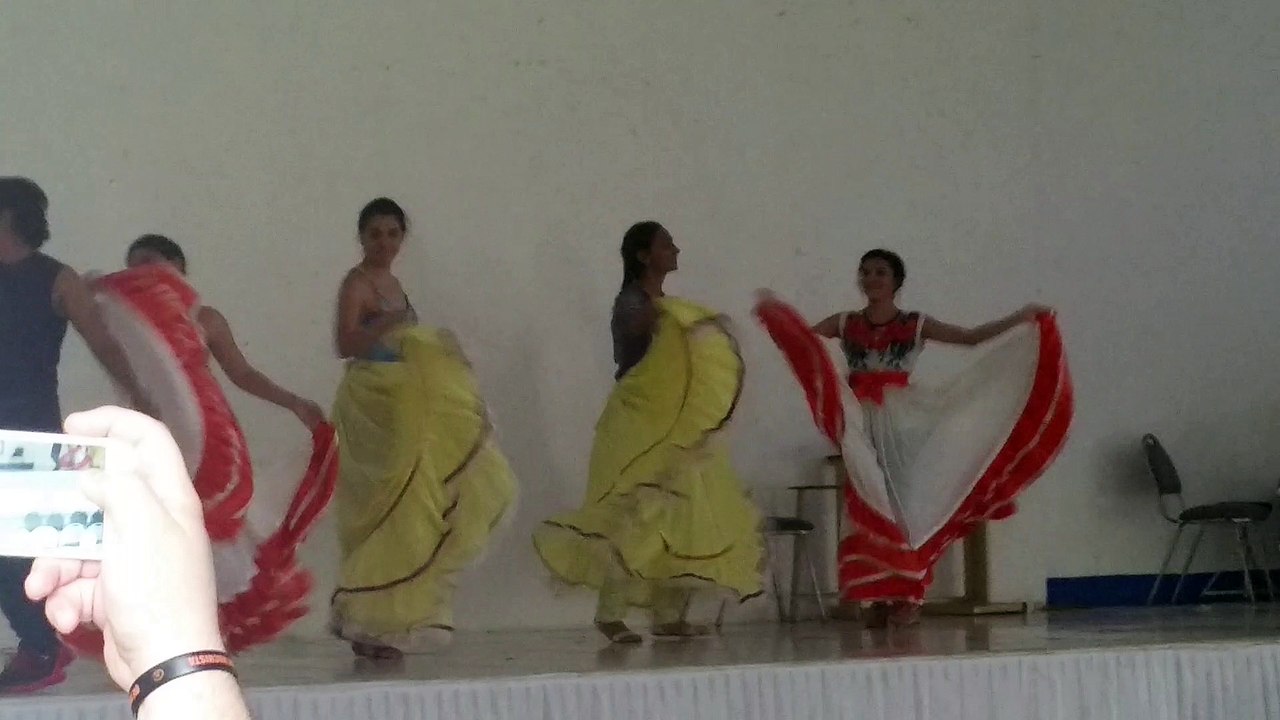 Traditional Nicaraguan Dance Practice at UCC (Universidad de Ciencias Comerciales)