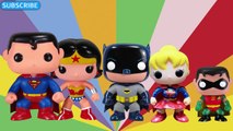 Daddy Finger Song Superman Batman Wonder Woman - SUPERFRIENDS For Finger Family Song Playlists