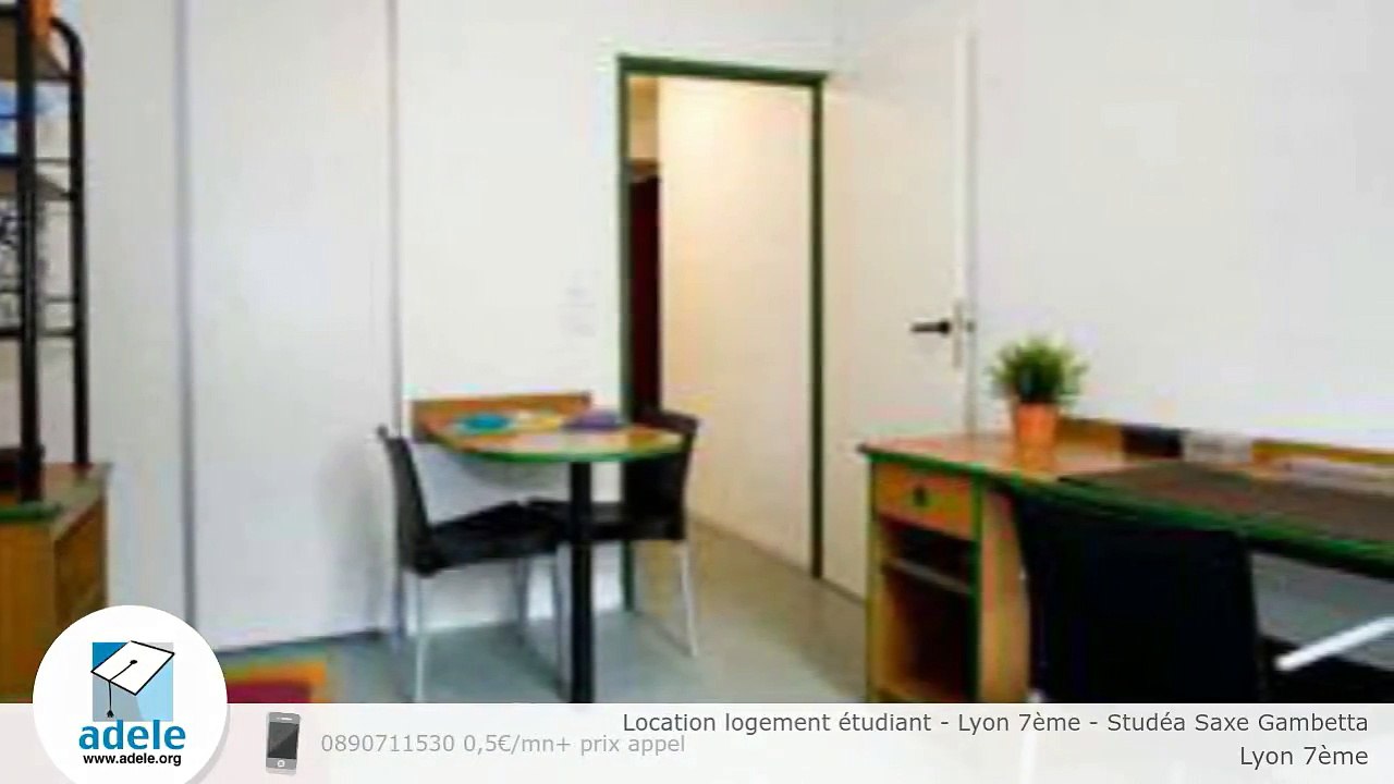 Location logement étudiant - Lyon 7ème - Studéa Saxe Gambetta