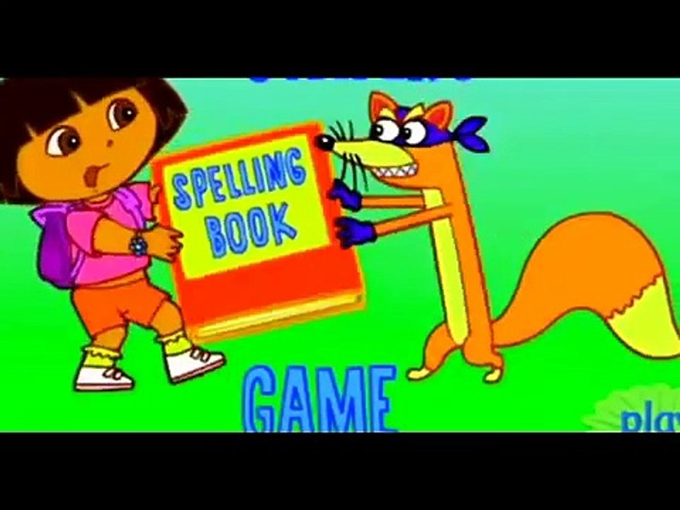 Dora the explorer Spelling book