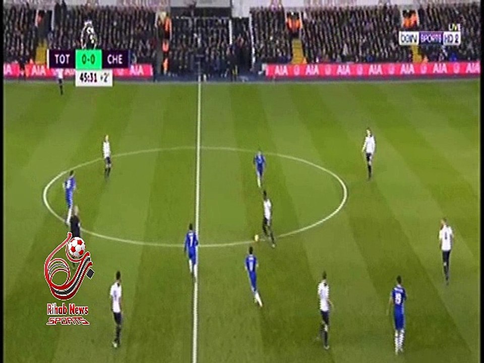 هدف الشوط الاول لمباراة ( توتنهام 1-0 تشيلسي ) الدوري الانجليزي