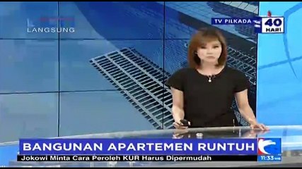 Bangunan Runtuh dari Lantai 32 Hingga Dasar Gedung
