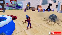 Jodo Homem aranha, HULK cinza tendo Diversão com Marvels Homem aranha & Mickey Mouse de DCTV