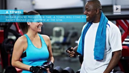 6 must-have items in your gym bag