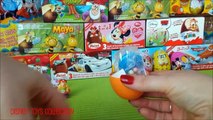 Play Doh & Kinder Surprise Eggs Peppa Pig Hello Kitty Maya Spongebob Mickey Mouse & More