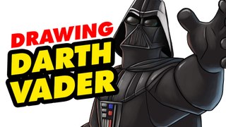 Drawing Star Wars Darth Vader | Dibujar Star wars