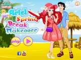 Ariel Spring Break Makeover- Disney Princess Ariel Makeup and Dress Up Games