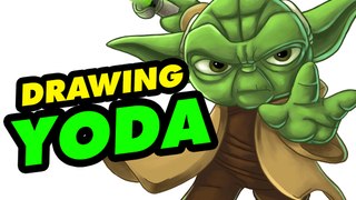 Speed drawing YODA Star Wars