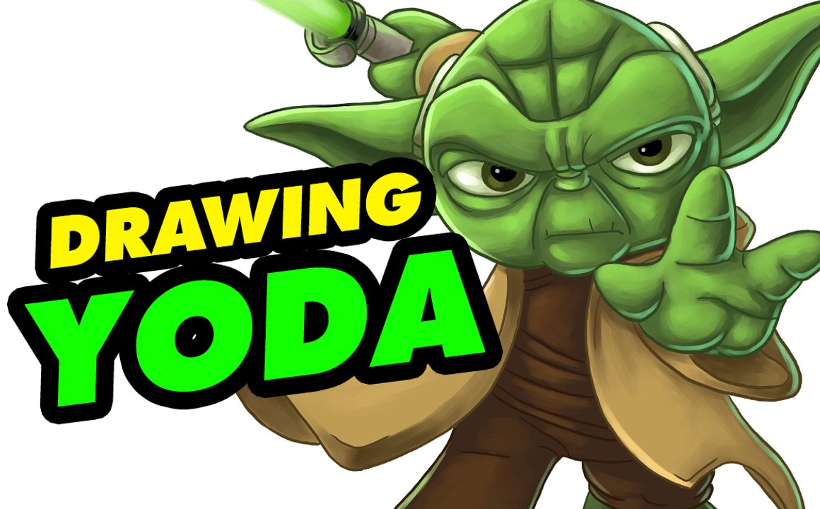 Speed drawing YODA Star Wars