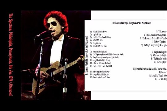 Bob Dylan & The Band - The Spectrum - Philadelphia, Pennsylvania - January 6 1974 Full Part 3