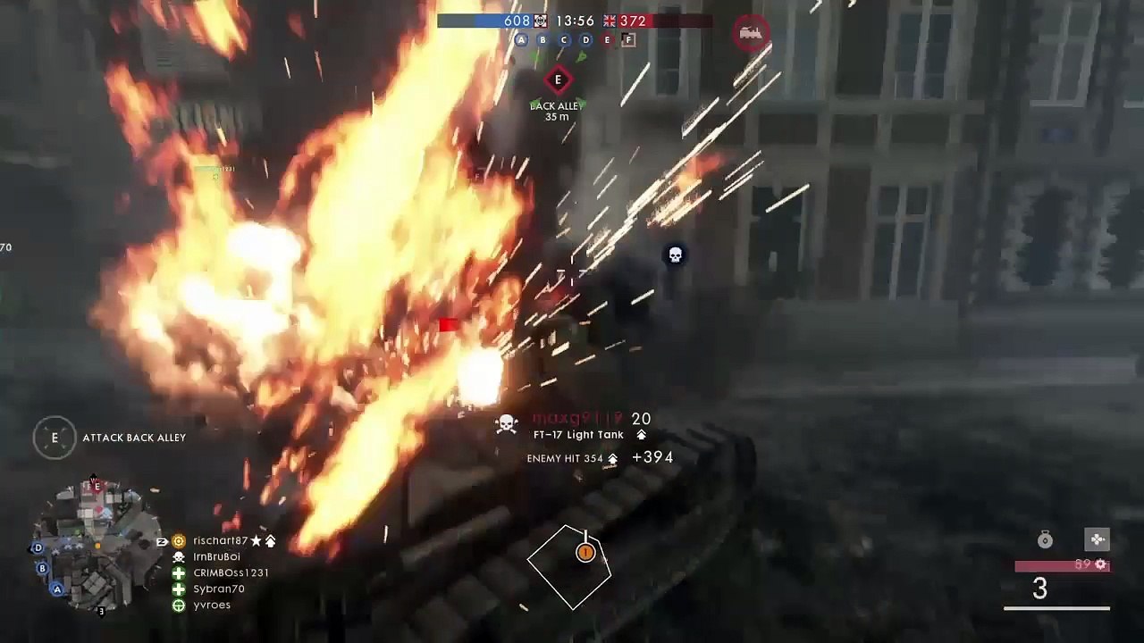 Tank rampage