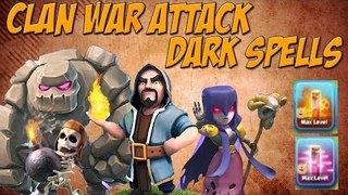 First TH10 Raid With Dark Spells In Clan War | Poison + Haste | Gowiwi |Clash of Clans