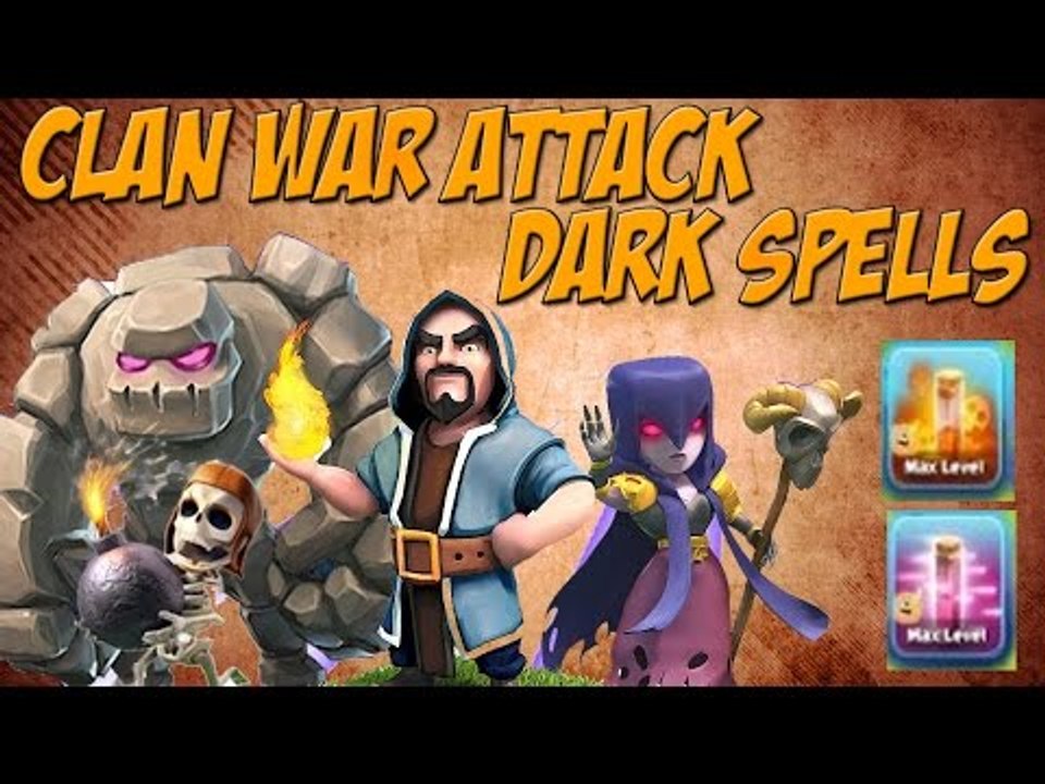 First TH10 Raid With Dark Spells In Clan War | Poison + Haste | Gowiwi |Clash of Clans