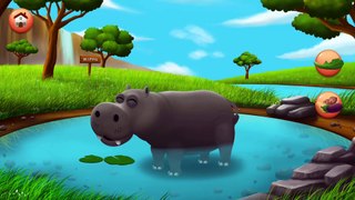 Baby Learn Animal Names and Sounds With Funny Cartoon Characters & Learning Favorite Foods Of Animal