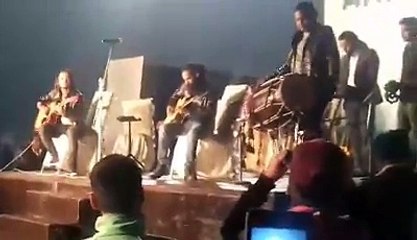 3 taal band live at foot ball staduim lahore . (press club annual dinner )
