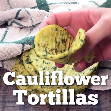 These CAULIFLOWER TORTILLAS are a great tortilla alternative for tacos or quesadillas