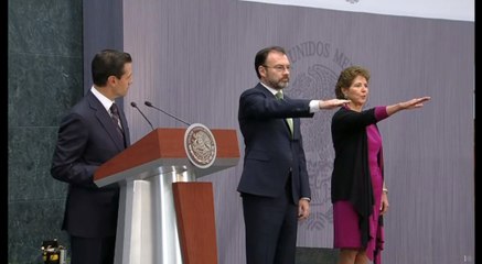 Peña Nieto releva a canciller por funcionario que orquestó la visita de Trump