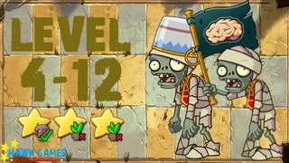 [v1.0.81+] Plants vs. Zombies: All Stars - Ancient Egypt Level 4-12 [4K 60FPS]