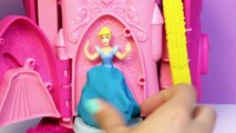 Play Doh Prettiest Princess Castle Playset Disney Princess Belle Cinderella Aurora Playdough Dress
