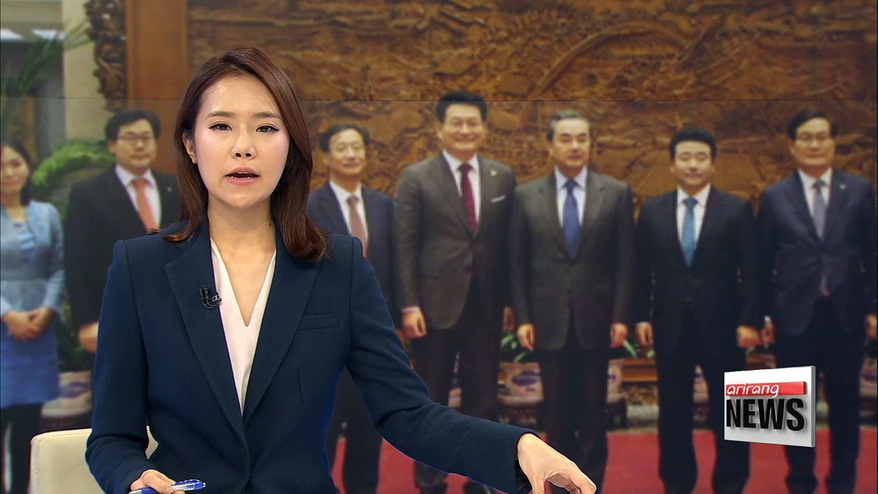 Opposition lawmakers visit Beijing to discuss THAAD issue with top Chinese diplomat