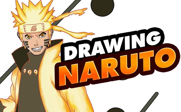 Speed drawing NARUTO six paths sage mode | Naruto Shippuden