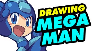 Speed drawing MEGA MAN
