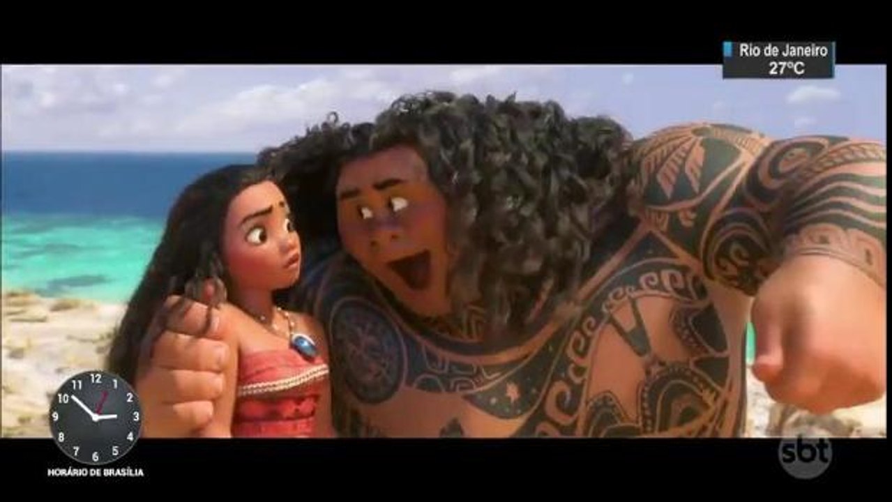 Jornal do SBT revela os bastidores da animação `Moana`
