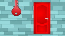 Learn Colors With Colorful Doors For Children, Teach Colours, Baby Kids Learning Videos