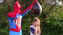 ЧЕЛЛЕНДЖ ШАРИКИ С СЮРПРИЗАМИ Лопаем Над Головой BALLOON CHALLENGE Видео для Детей