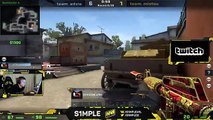 CS:GO - s1mple Plays FPL on Inferno with Edward