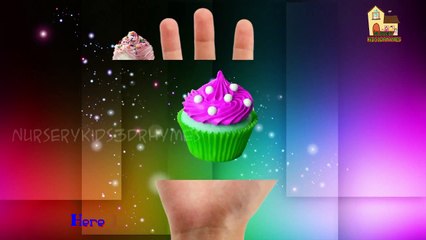 Cup Cake finger family Animated rhymes | Nursery children rhymes